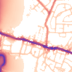 Daytime road noise heatmap for WN5 0AG