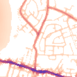 Daytime road noise heatmap for WN5 0AY