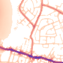 Daytime road noise heatmap for WN5 0BD