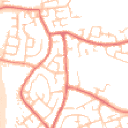 Daytime road noise heatmap for WN5 0BJ