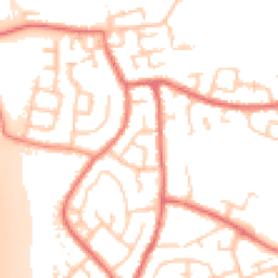 Daytime road noise heatmap for WN5 0BN
