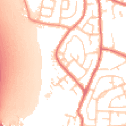 Daytime road noise heatmap for WN5 0DE