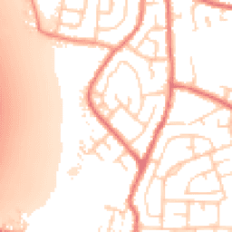 Daytime road noise heatmap for WN5 0DF