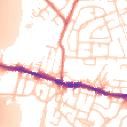 Daytime road noise heatmap for WN5 0DS