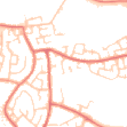 Daytime road noise heatmap for WN5 0EN