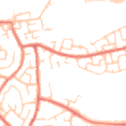 Daytime road noise heatmap for WN5 0EP