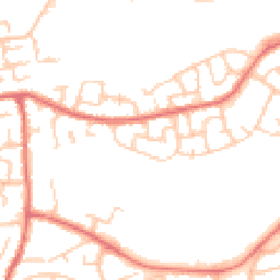 Daytime road noise heatmap for WN5 0HH