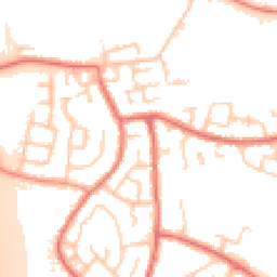 Daytime road noise heatmap for WN5 0HU