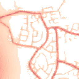 Daytime road noise heatmap for WN5 0HY
