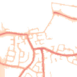 Daytime road noise heatmap for WN5 0JR