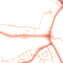 Daytime road noise heatmap for WN5 0LE