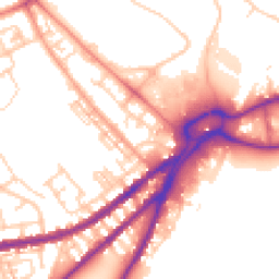 Daytime road noise heatmap for WN5 0UQ