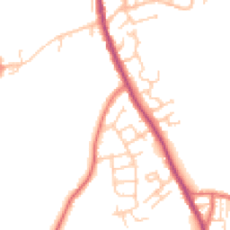Daytime road noise heatmap for WN5 7DX