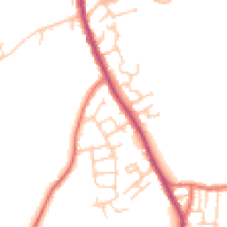 Daytime road noise heatmap for WN5 7ED