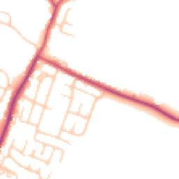 Daytime road noise heatmap for WN5 7LH