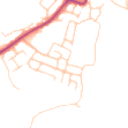 Daytime road noise heatmap for WN5 7SB