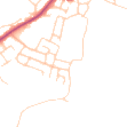 Daytime road noise heatmap for WN5 7SD