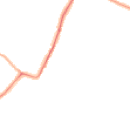 Night-time road noise heatmap for WN5 7TE