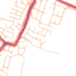 Daytime road noise heatmap for WN5 7TN