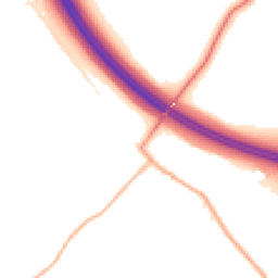 Night-time road noise heatmap for WN5 7YB