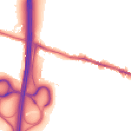Night-time road noise heatmap for WN5 8FT