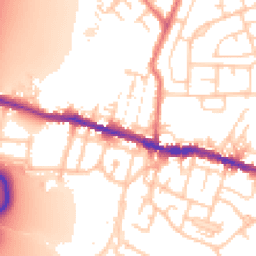 Daytime road noise heatmap for WN5 8HD