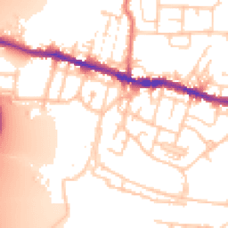 Daytime road noise heatmap for WN5 8JH