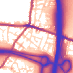 Daytime road noise heatmap for WN5 8NG