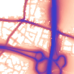 Daytime road noise heatmap for WN5 8NH