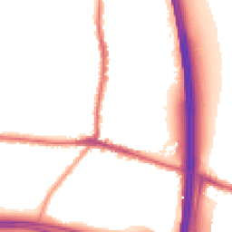 Night-time road noise heatmap for WN5 8NP