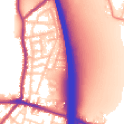 Daytime road noise heatmap for WN5 8PB