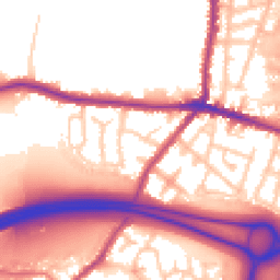 Daytime road noise heatmap for WN5 8RW