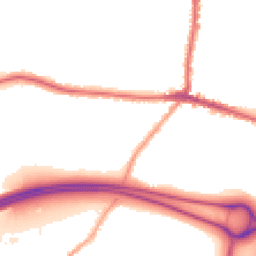 Night-time road noise heatmap for WN5 8RW