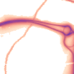 Night-time road noise heatmap for WN5 8SG