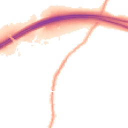 Night-time road noise heatmap for WN5 8SS