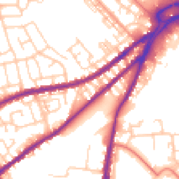 Daytime road noise heatmap for WN5 9BP