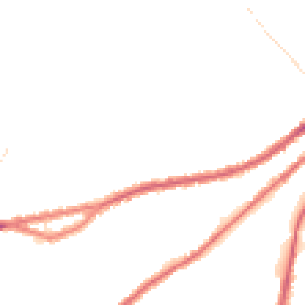 Night-time road noise heatmap for WN5 9PE