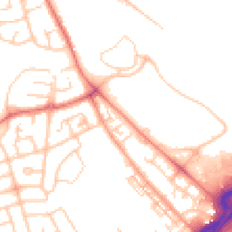 Daytime road noise heatmap for WN5 9SY