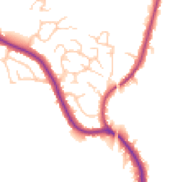 Daytime road noise heatmap for WN6 0AB