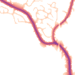 Daytime road noise heatmap for WN6 0AD