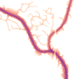 Daytime road noise heatmap for WN6 0AF