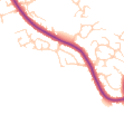 Daytime road noise heatmap for WN6 0AU