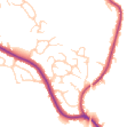 Daytime road noise heatmap for WN6 0BH