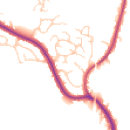 Daytime road noise heatmap for WN6 0BJ