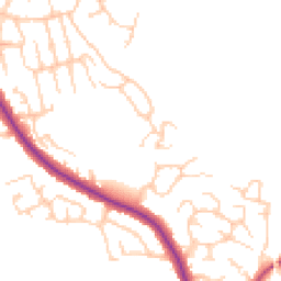 Daytime road noise heatmap for WN6 0BX