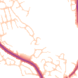 Daytime road noise heatmap for WN6 0BY