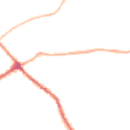 Night-time road noise heatmap for WN6 0DF