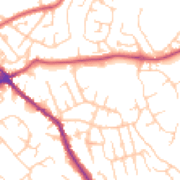Daytime road noise heatmap for WN6 0DH