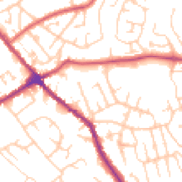 Daytime road noise heatmap for WN6 0DJ