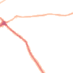 Night-time road noise heatmap for WN6 0DR
